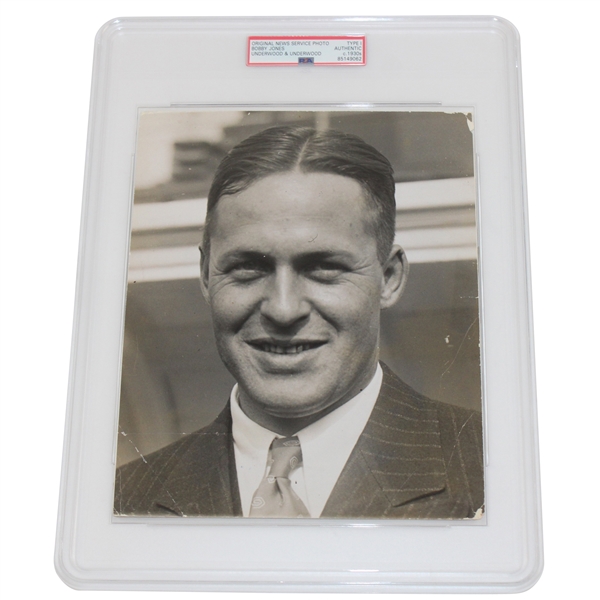1930 Underwood & Underwood Bobby Jones Original Type 1 Photo PSA Authentic #85149062