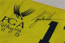 Tiger Woods Signed 2000 PGA Championship Tournament Flown 17th Hole Flag JSA #YY72966