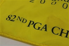 Tiger Woods Signed 2000 PGA Championship Tournament Flown 17th Hole Flag JSA #YY72966