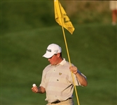 Tiger Woods Signed 2000 PGA Championship Tournament Flown 17th Hole Flag JSA #YY72966