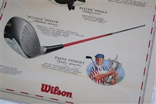 1991 Payne Stewart Wilson 'Whales of the World' Whale Driver US Open Trophy Poster