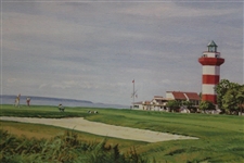 Harbour Town Golf Links Arthur Weaver Signed Ltd Ed 254/750 Print - Framed