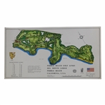 1968 Pebble Beach Golf Links Map by JP Izatt