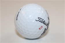 Retief Goosen Signed 2001 US Open at Southern Hills Logo Golf Ball JSA ALOA