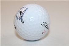 Retief Goosen Signed 2001 US Open at Southern Hills Logo Golf Ball JSA ALOA