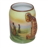 Circa 1911-21 Hand Painted Nippon Golf Scene Mug