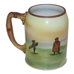 Circa 1911-21 Hand Painted Nippon Golf Scene Mug