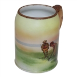 Circa 1911-21 Hand Painted Nippon Golf Scene Mug