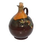 Royal Doulton Golfer Themed Wine Jug w/Cork Stopper