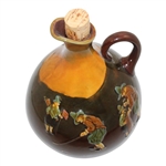 Royal Doulton Golfer Themed Wine Jug w/Cork Stopper