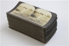 Original Keystone View Co. Complete Set in Original Case of Stereographic Library Vol. I - Full Set of 50 with Viewer