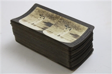 Original Keystone View Co. Complete Set in Original Case of Stereographic Library Vol. I - Full Set of 50 with Viewer