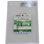 Tiger Woods Signed 2019 Masters SERIES Badge #R10453 BGS Auto Grade 10