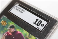 Tiger Woods 2001 Upper Deck Rookie Card SGC Gem Mint 10 #5582737