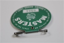 1962 Masters Tournament SERIES Badge #6501 - Arnold Palmer Winner