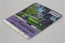 2022 Masters Tournament SERIES Badge #Q02801 - Scottie Sheffler Winner