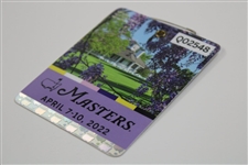 2022 Masters Tournament SERIES Badge #Q02548 - Scottie Scheffler Winner