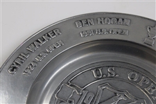 1985 US Open Oakland Hills Country Club Commemorative Plate With Stand