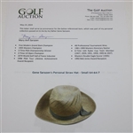 Gene Sarazen's Personal Straw Hat - Small 64-64-7