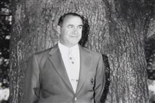 Gene Sarazen Under Augusta National GC Oak Tree Frank Christian Photo - Sarazen Collection