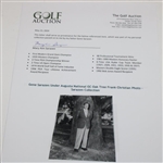 Gene Sarazen Under Augusta National GC Oak Tree Frank Christian Photo - Sarazen Collection