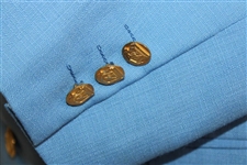 Gene Sarazen's Personal 'G. Sarazen Jun CC' Lt Blue Custom Suit Jacket