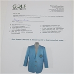 Gene Sarazen's Personal 'G. Sarazen Jun CC' Lt Blue Custom Suit Jacket