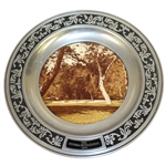 1979 The Riviera Invitational Tournament Commemorative Pewter Plate with Photo