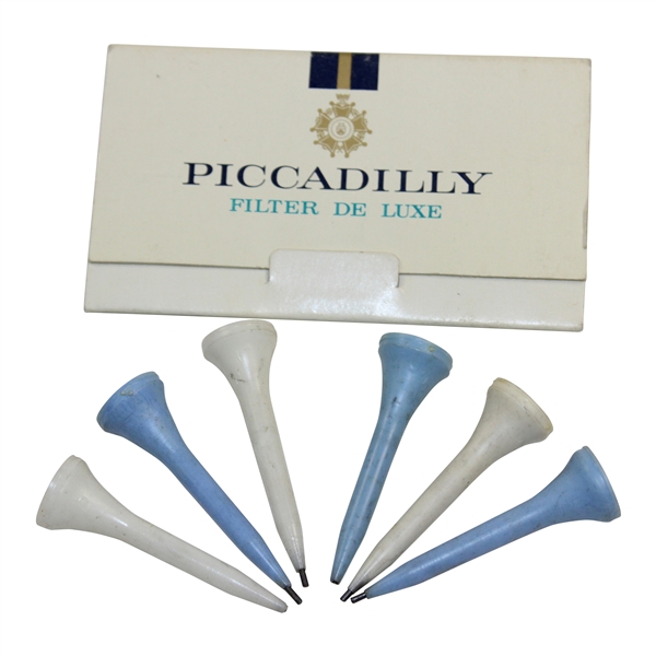 Classic Piccadilly Filter De Luxe Golf Tees/Pencils in Original Case