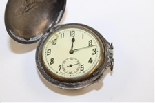 Circa 1930's Mesh Golf Ball Pocket Watch 