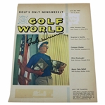 Hale Irwin Signed 1967 Golf World NCAA Championship Cover JSA ALOA