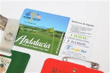 Four (4) Ryder Cup Matches Badges - 1987 (x2), 1993 & 1997 - Photo, Patron & other