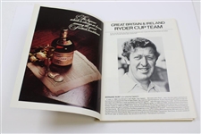 1973 Ryder Cup at Muirfield Golf Club official Program - USA 19-13
