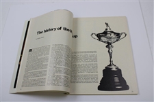 1973 Ryder Cup at Muirfield Golf Club official Program - USA 19-13