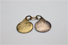Pair of Undated Pre-Swing Golfer Medallions