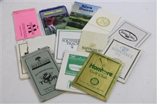 Lot of 33 1990’s BEN HOGAN Tour & NIKE Tour Player-Issued Professional Course Yardage Books