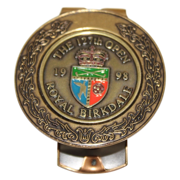1998 The Open Championship at Royal Birkdale Money Clip - PGA President Will Mann Collection