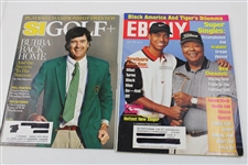 Tiger & Earl Woods July 1997 Ebony Magazine & SI Golf Magazine W/ Bubba Watson On The Cover