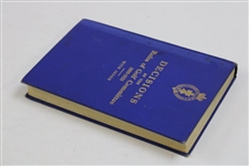 c.1930 Decisions by the Rules of Golf Committee 1909-1928 with Index Book - Revised Edition