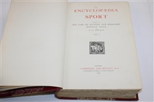 1898 'Encyclopedia of Sport' Vol. I Book Printed by Lawrence and Bullen Ltd. - 20pgs on Golf