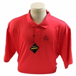 John Daly Signed Personal Red Loudmouth Shirt 2XL JSA ALOA