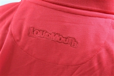 John Daly Signed Personal Red Loudmouth Shirt 2XL JSA ALOA