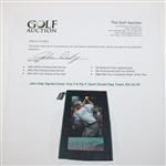 John Daly Signed Green 'Grip It & Rip It' Sport Devant Bag Towel JSA ALOA