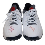 John Daly Signed Puma ProadApt White/Silver Golf Shoes JSA ALOA