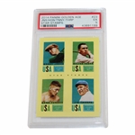 2014 Panini Golden Age Star Stamps #23 Jns/Hgn/Tnny/Thrp - PSA 5 #43891199