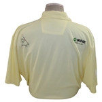 John Daly Signed Personal Chevrolet Yellow Polo 3XL Golf Shirt w/Sponsors JSA ALOA