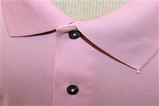 John Daly Signed Personal Pink Polo 3XL Golf Shirt JSA ALOA