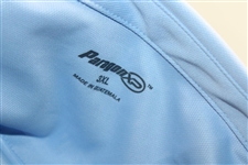 John Daly Signed Personal Light Blue Polo 3XL Golf Shirt  JSA ALOA