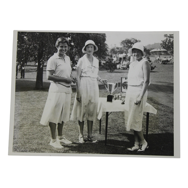 1931 Helen Hicks Battles with Marion Lake at North Hempstead Photo