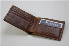 2024 Masters Tournament Logo Masters Badge Hand-Stitched Needlepoint Wallet in Original Box